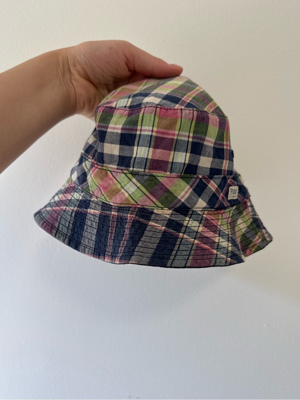 Vintage Polo Ralph Lauren Plaid Bucket Hat L/XL